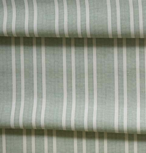 Helene Blanche Tekstil, Needlepoint Stripe Green Earth