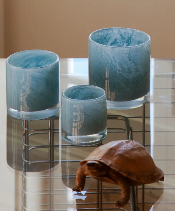 Nilla Tealight Holder Light Blue 8cm