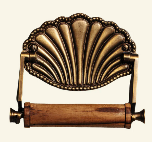 Shell Brass Toalettrullholder