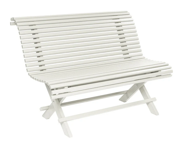 Sundborn hagebenk Perlegrå 145 cm