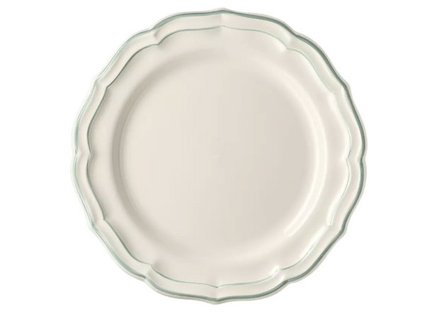 Gien Les Filet Celadon, Breakfast Plate