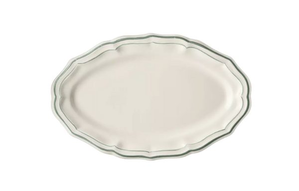Gien Les Filet Celadon, Serving platter
