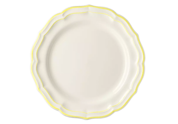 Gien Les Filet Lemon, Breakfast Plate