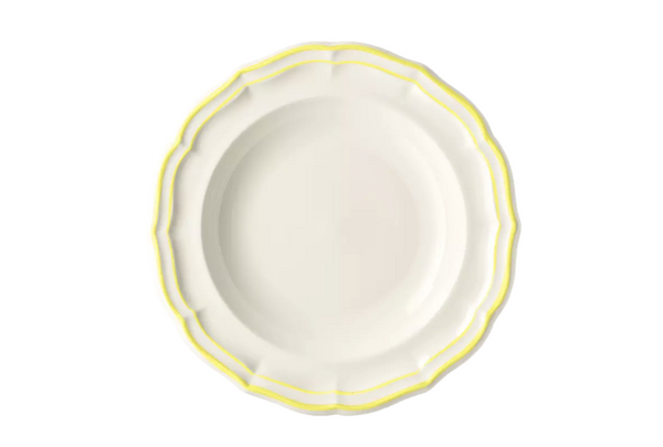 Gien Les Fillet Lemon, Deep plate