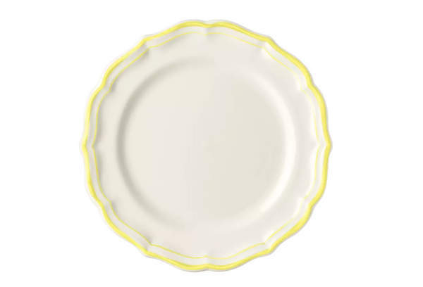Gien Les Fillet Lemon, Dinner Plate