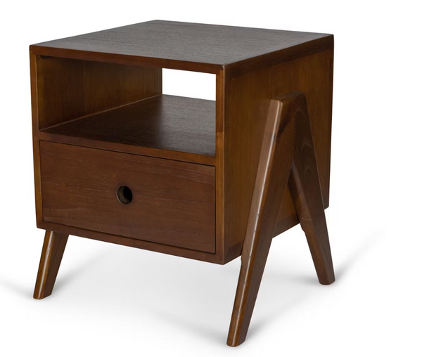 Bedside Table Dark Brown