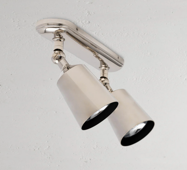 Double spot polished nickel 50mm