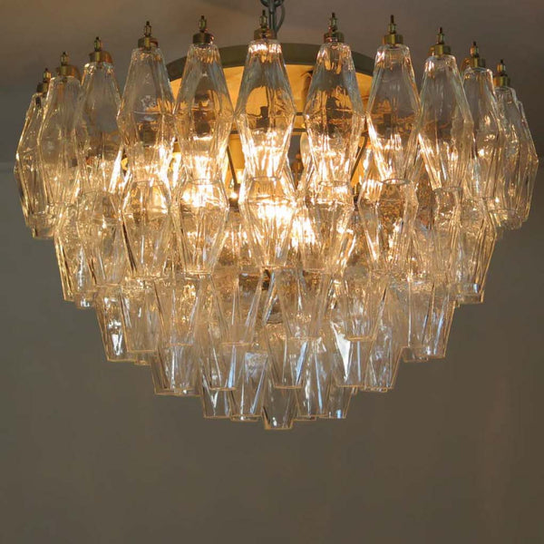Murano Poliedri ceiling light - Carlo Scarpa