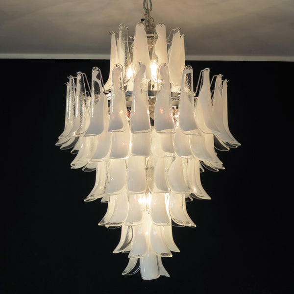 Murano Chandelier Mazzega with 85 glass petals
