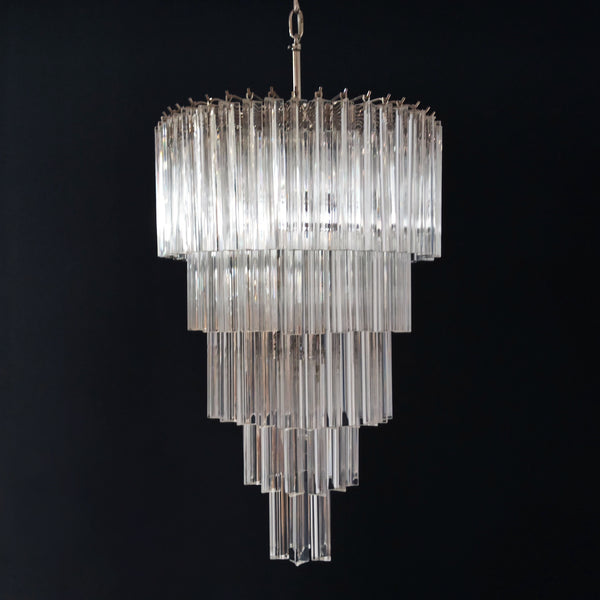 Murano Glass Chandelier with 111 transparent threads