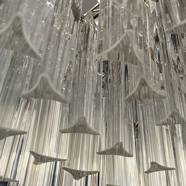 Murano glass Chandelier with 265 transparent prism
