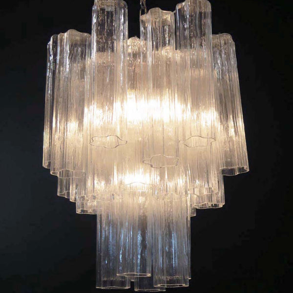 Murano Glass Tube Chandelier