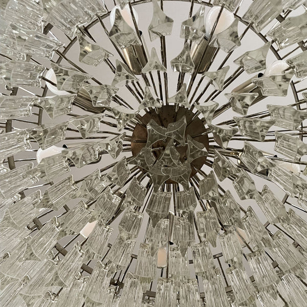 Murano glass Chandelier with 265 transparent prism