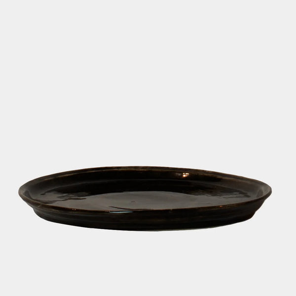 Small Plate Dark Brown