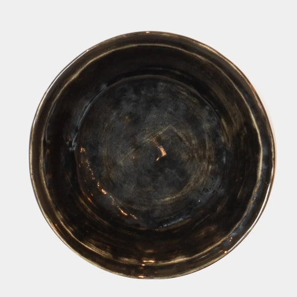 Pasta bowl dark brown