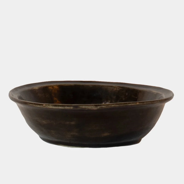 Pasta bowl dark brown