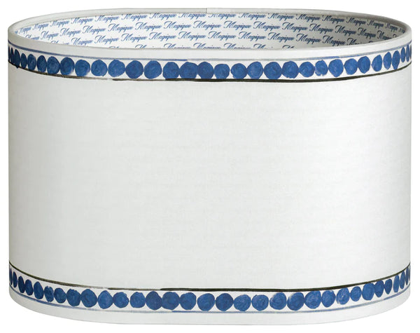 Oval Italiensk Lampeskjerm