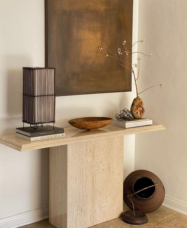 Travertine Konsollbord