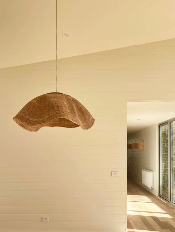 Wicker Basket Taklampe