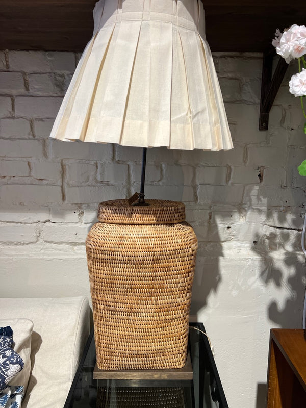 Rattan Table Lamp Base Large