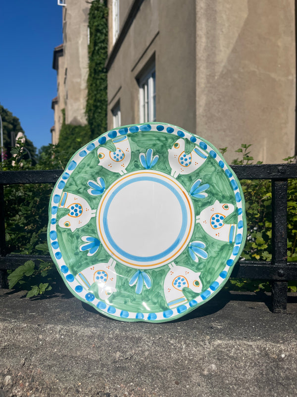 Amalfi Tableware, Turquoise Fish