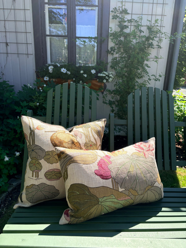 GP&J Baker, Nympheus bisqiut/taupe Pute 40x60