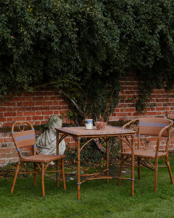 Sharland England Juliette dining chair, Cornflower blue