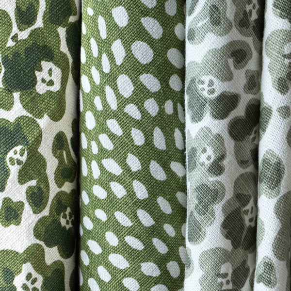 Spotty - Moss fabric Cathy Nordström