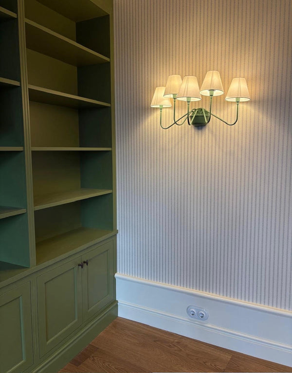 Mid Century Vegglampe, 5-arm