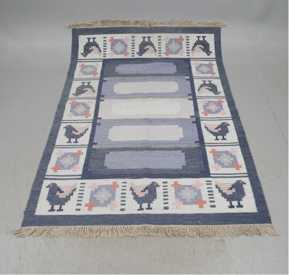 Rölakan Vintage Carpet Blue Birds