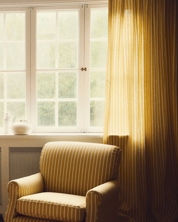 Cathy Nordström Tekstil, Stig Stripe Lightweight - Mustard