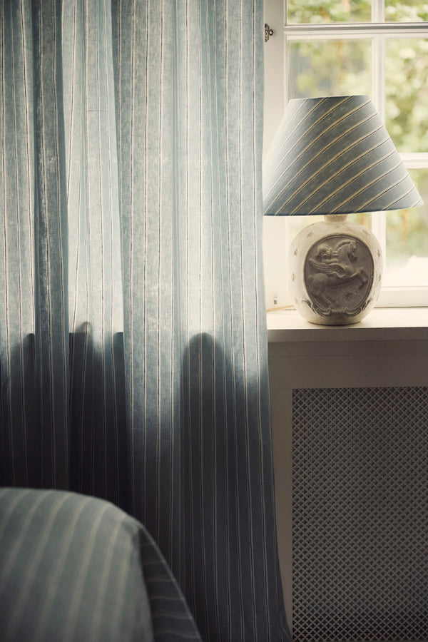 Cathy Nordström Tekstil, Stig Stripe Lightweight - Dusty Blue