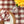 Lin serviett gingham, rød&hvit