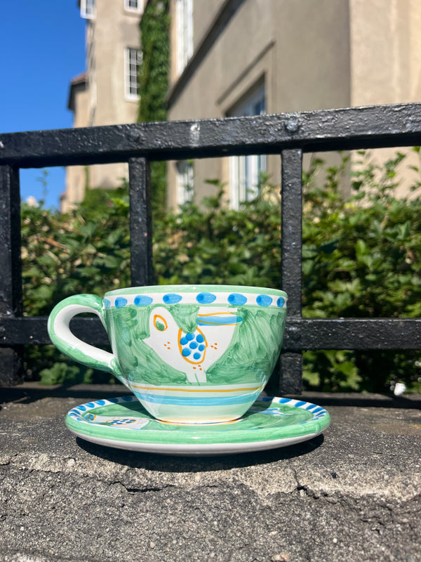 Amalfi Tableware, Turquoise Fish