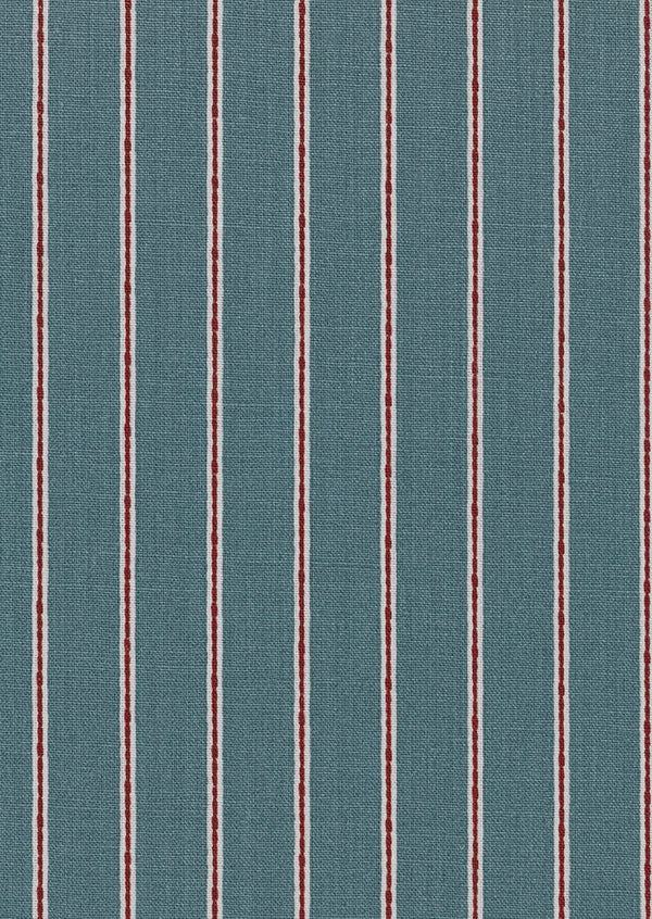 Helene Blanche Ribbon Fabric, Sea