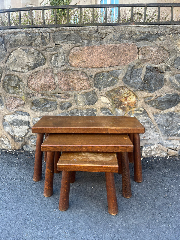 Vintage bord sett med 3