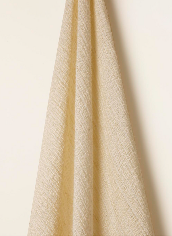 Rose Uniacke linen wool blend cream tea