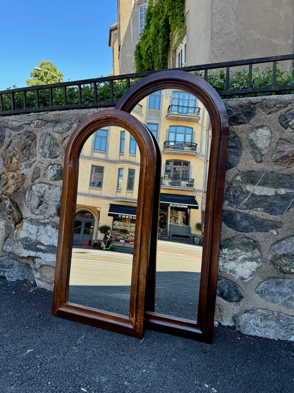 Mirror wooden arch large