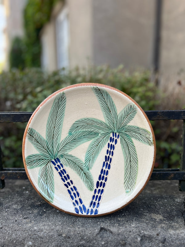 Dotty Palm Dinner Plate