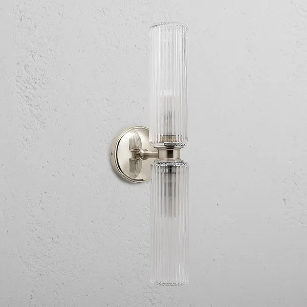 Rill dobbel lampett nikkel