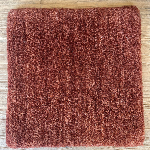 Custom Wool Rug Rust