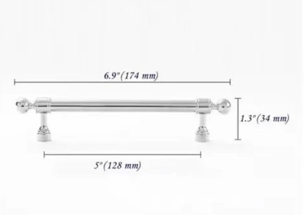 Alabaster Studio Håndtak, Krom 174mm