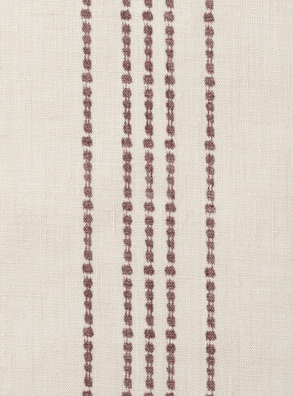 Helene Blanche Vera's Stripe Fabric, Burgundy