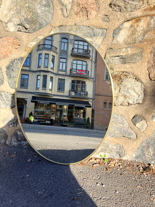 Octagon Mirror, Brass