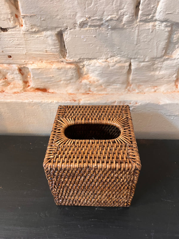 Rattan paper box