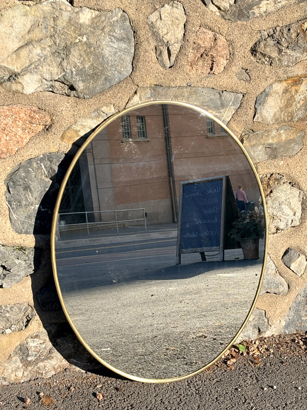 Octagon Mirror, Brass