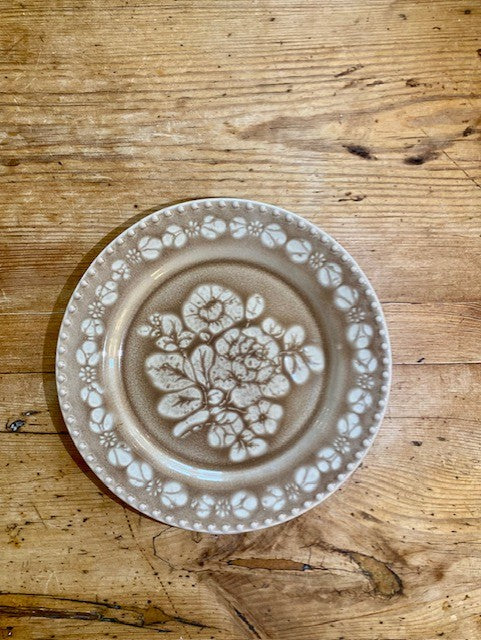 Rose tallerken, beige