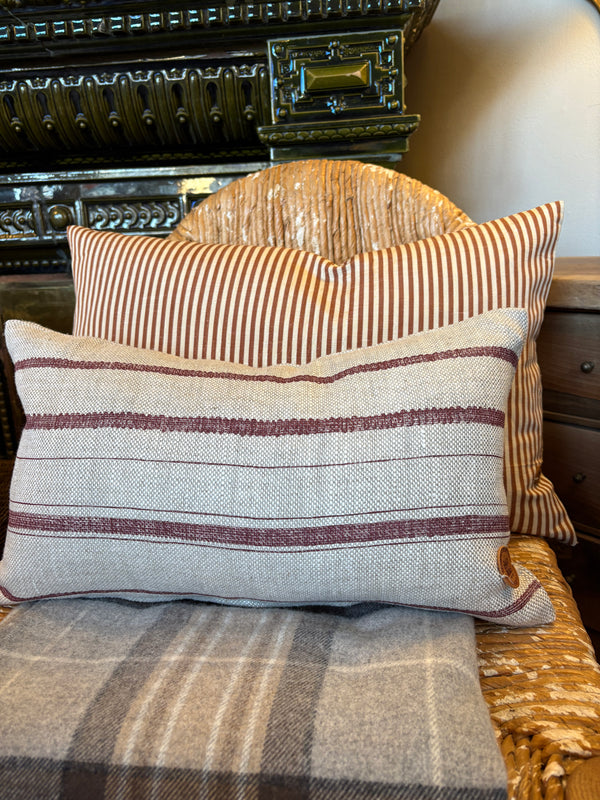 Helene Blanche Stripete moire pute, Amber 40x60