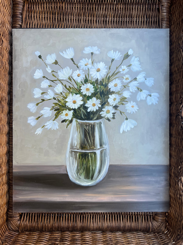 Flower Vase Oil painting Original