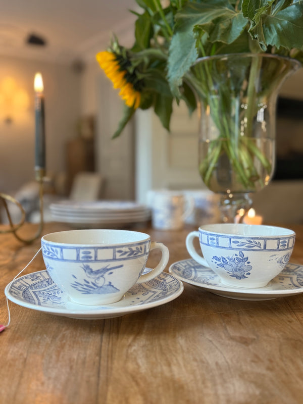 Gien Oiseau Bleu, Tekopp